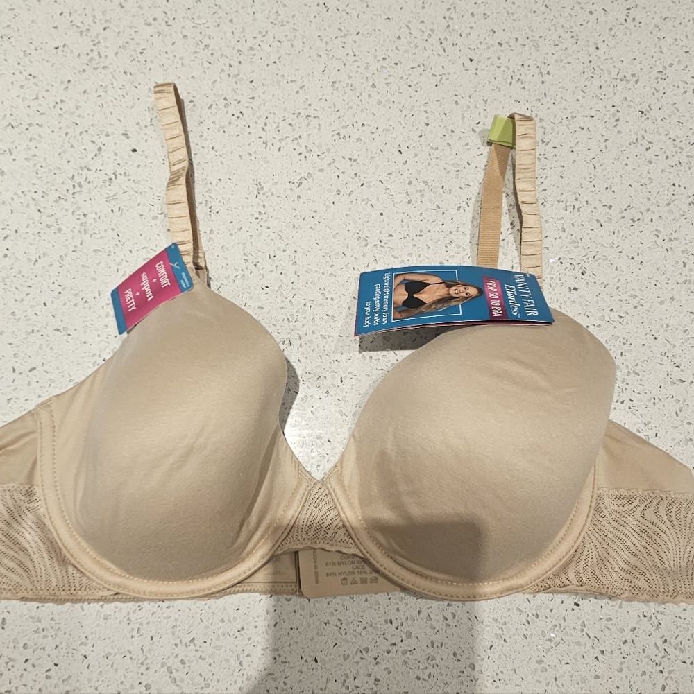 NWT Vanity Fair "Your Go To Bra" 38B